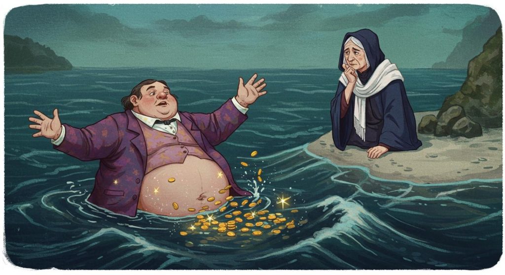 어리석은 부자가 물에 빠졌을 때 – 진정한 부의 의미