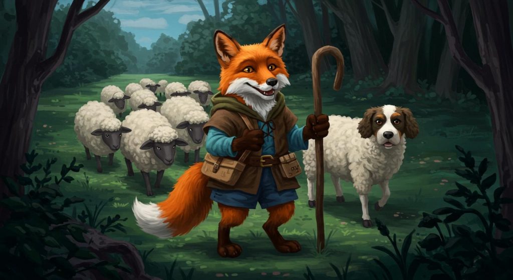 여우와 양치기 – 속임수는 언젠가 들통난다