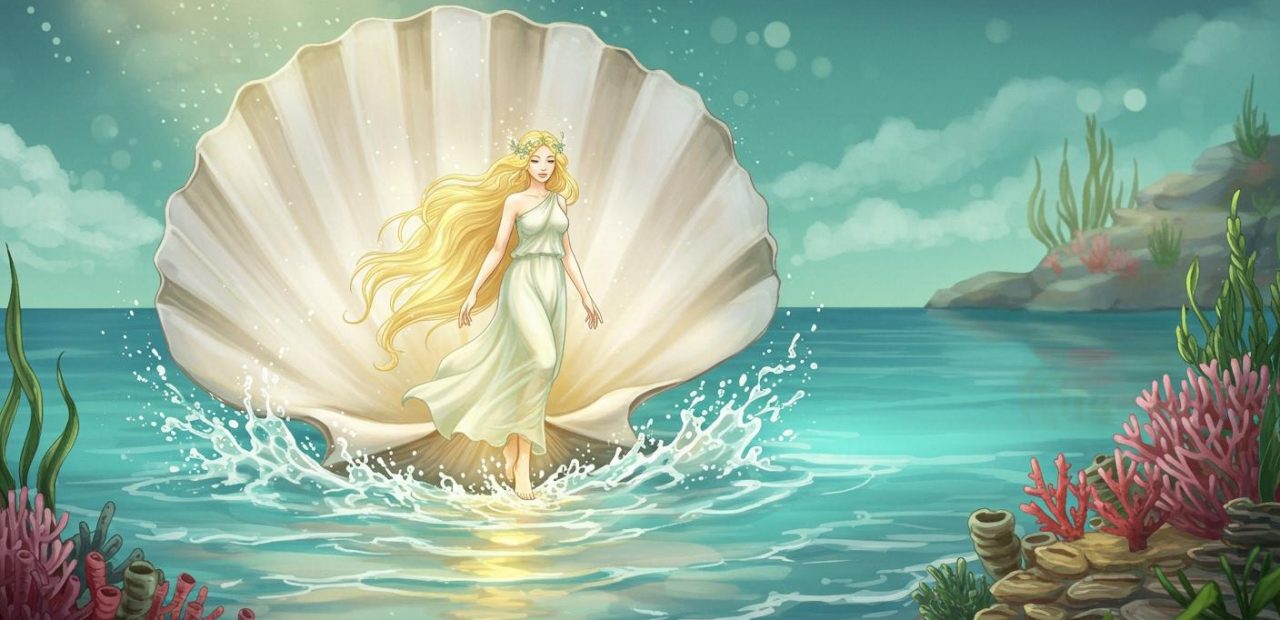 아프로디테의 탄생 – 바다 거품에서 태어난 사랑의 여신