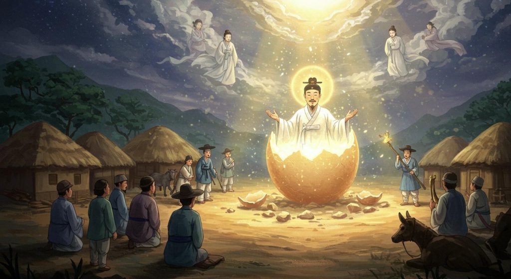 혁거세의 탄생 – 신라를 세운 혁거세가 신비로운 방식으로 태어난 이야기