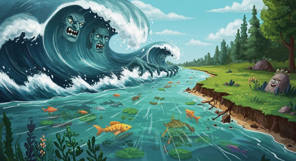 바다와 강물 – 욕심이 끝이 없다