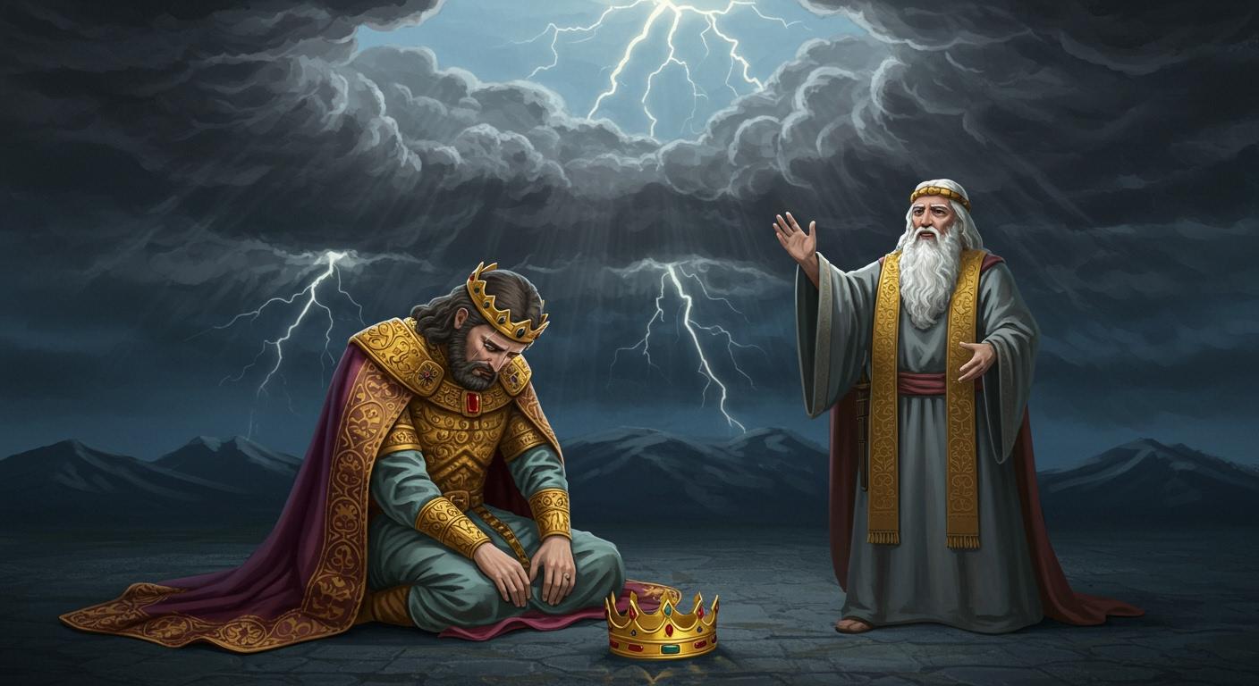 사울 왕의 불순종과 버림받음 (사무엘상 15장)