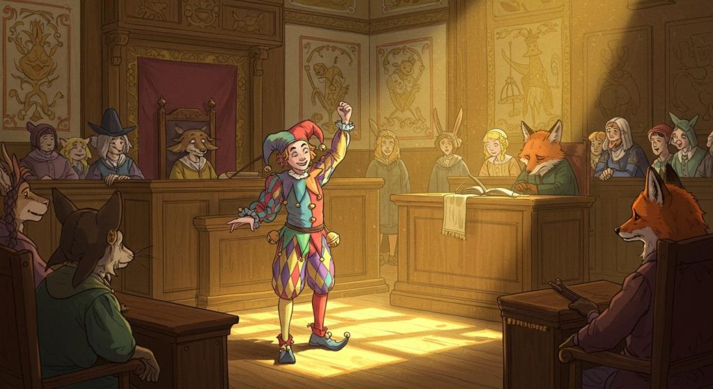 재판에서 이긴 바보 – 어리석음이 오히려 유리할 때