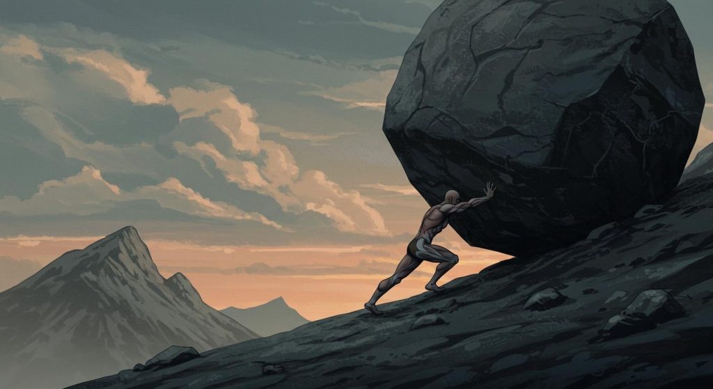 시시포스의 형벌 – 끝없는 고통