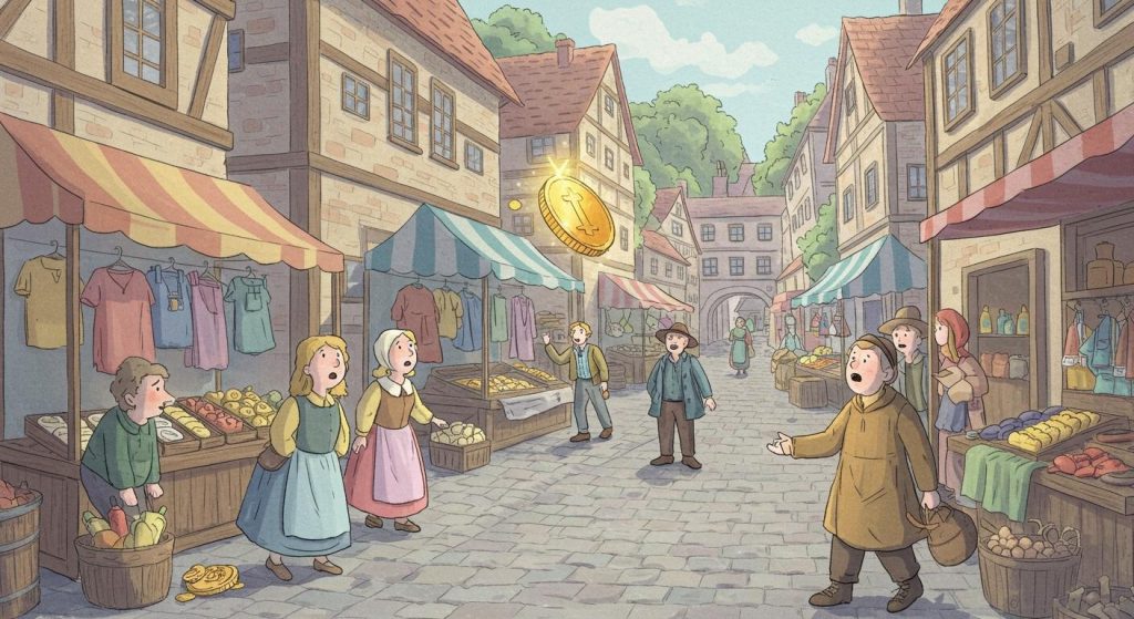 금화 한 닢의 마술 – 사라진 돈의 행방