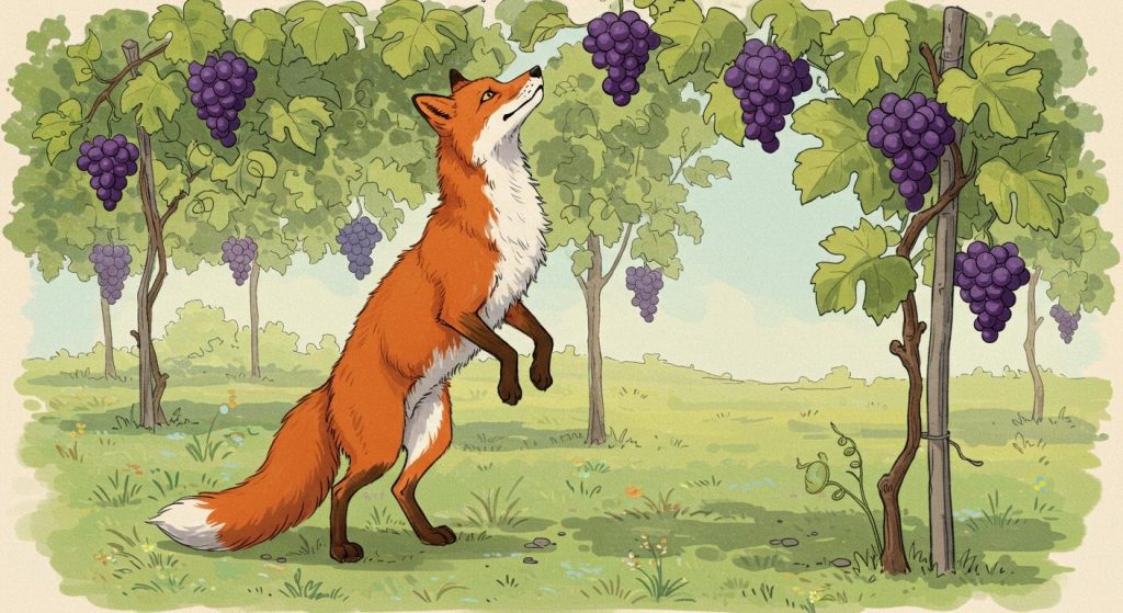 여우와 신 포도 – 얻지 못한 것을 합리화하는 심리