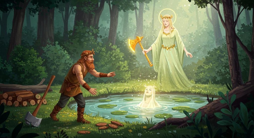 나무꾼과 신들 – 욕심이 과하면 벌을 받는다