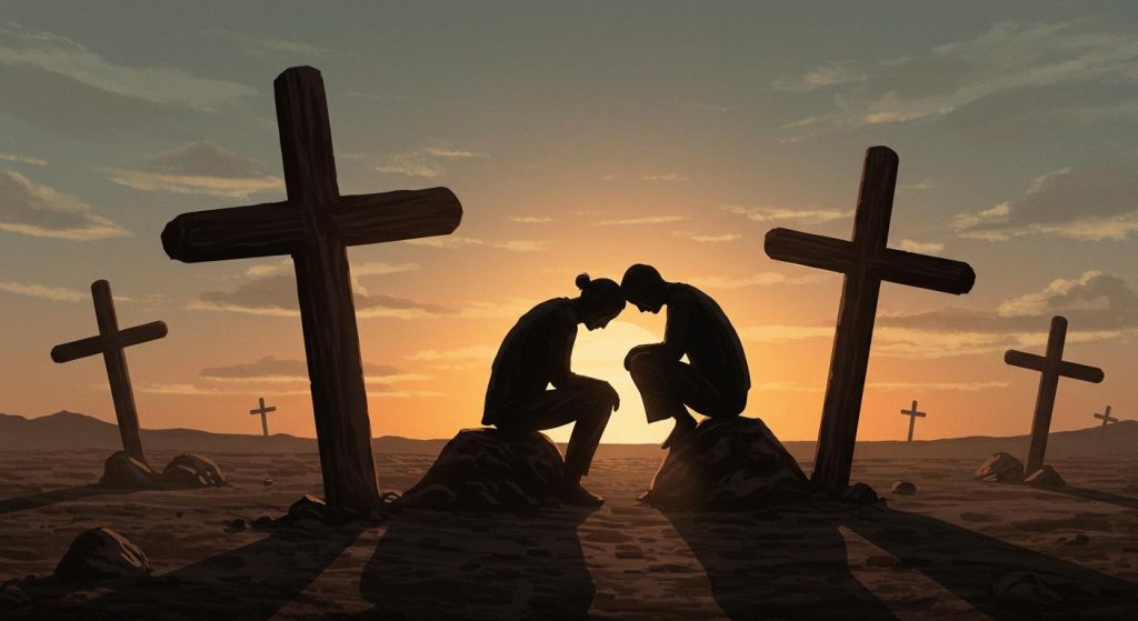 십자가에서 강도와의 대화 (누가복음 23장)