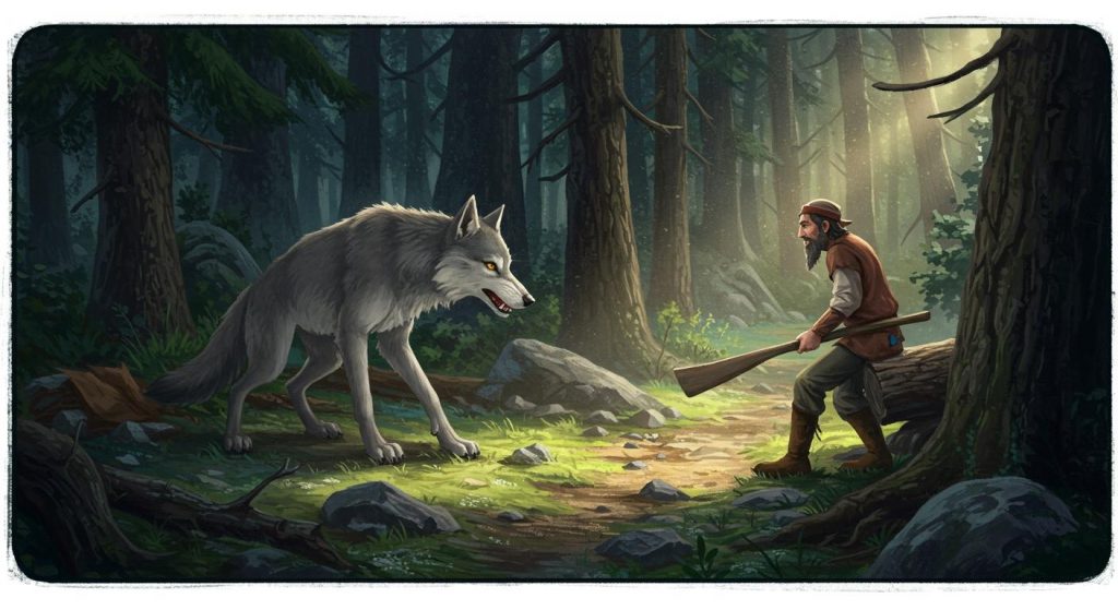늑대와 나무꾼 – 정직하지 않으면 신뢰를 잃는다