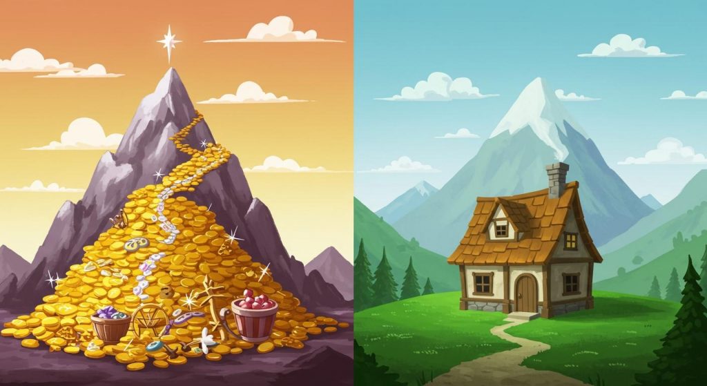 욕심과 만족 – 어디까지가 행복일까?