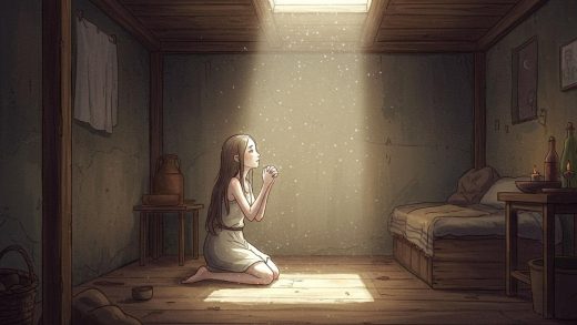 배고픈 아이의 기도 – 신이 응답하는 순간