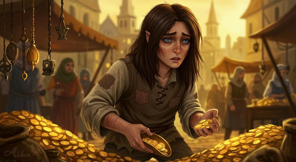 엄마를 위해 금화를 훔친 아이 – 선의의 거짓말