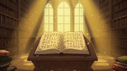 신비한 서책 – 읽을 수 없는 글자의 의미