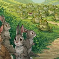 토끼와 개구리들 – 두려움을 극복하라