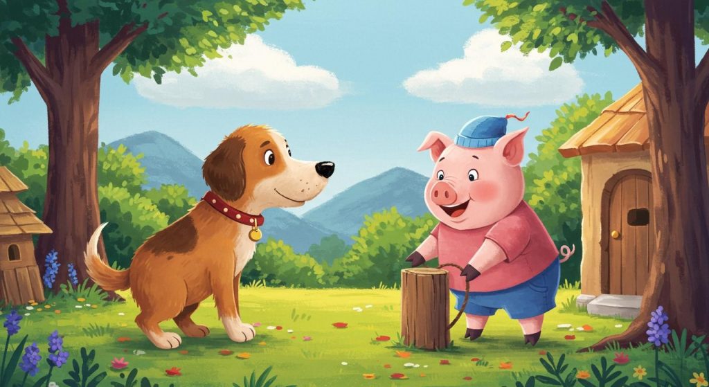 개와 돼지 – 서로를 존중하라