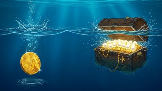 바다에 던져진 금화 – 돌아오는 것은 무엇인가?