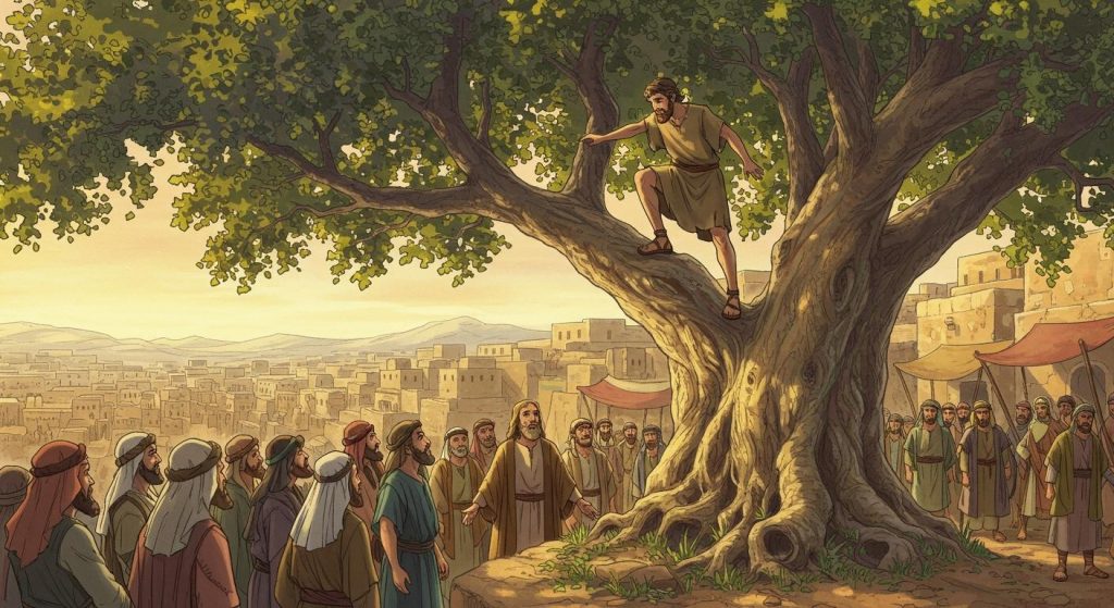 삿개오의 변화 (누가복음 19장)