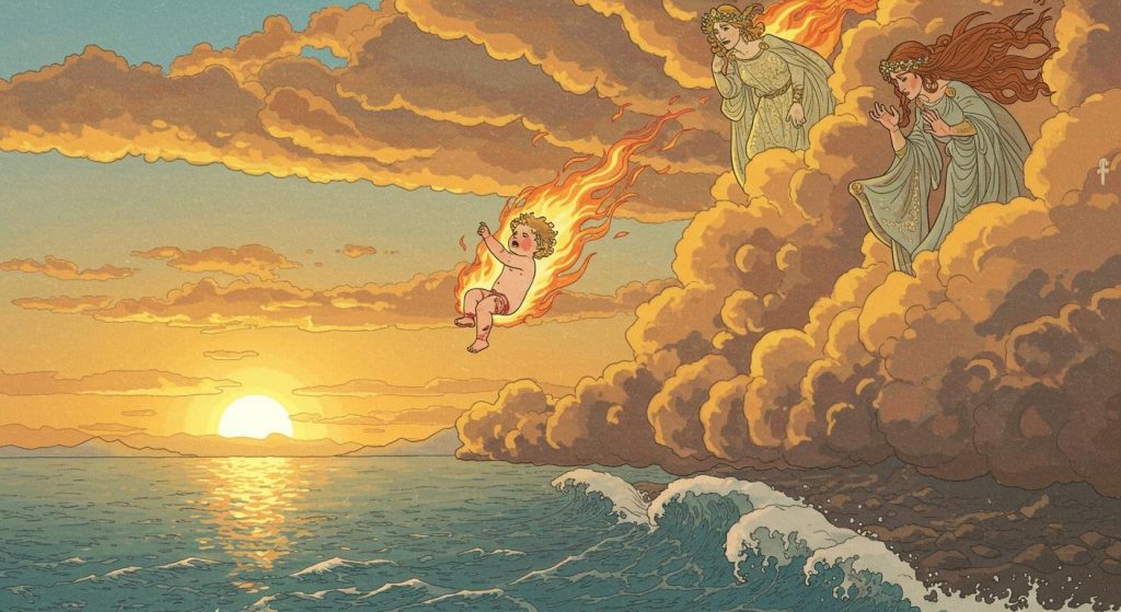 헤파이스토스의 탄생과 올림포스에서의 추방