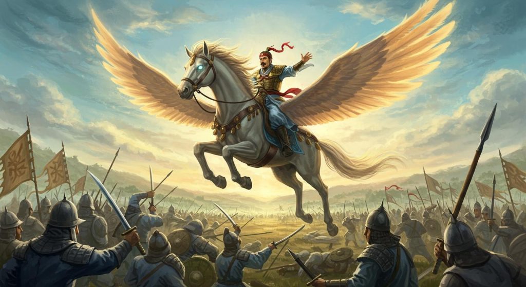 김유신과 용마 이야기 – 김유신이 신비한 말을 타고 전장에서 활약한 전설