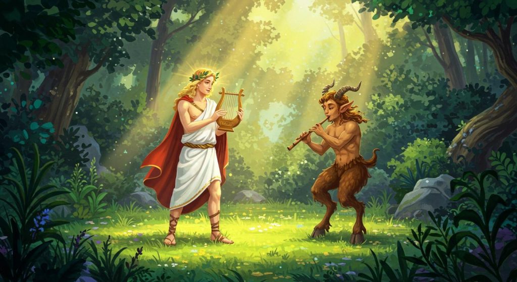 마르시아스와 아폴론 – 피리와 리라의 대결