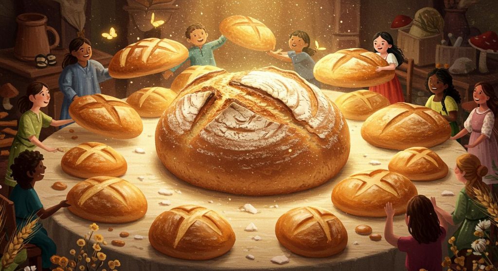 작은 빵 한 조각 – 나눔이 만든 기적