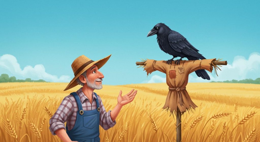 농부와 까마귀의 대화 – 정직한 행동이 가장 큰 보상이다