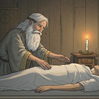예수님이 죽은 소녀를 살리심 (마가복음 5장)
