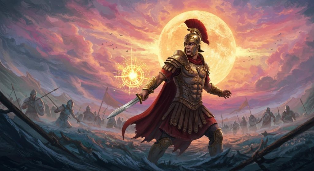 여호수아가 태양을 멈추다 (여호수아 10장)