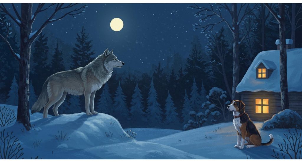 늑대와 개 – 자유의 소중함