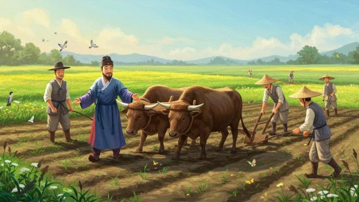 지증왕의 우경(牛耕) 장려 – 소를 이용한 농사법을 적극 장려한 개혁