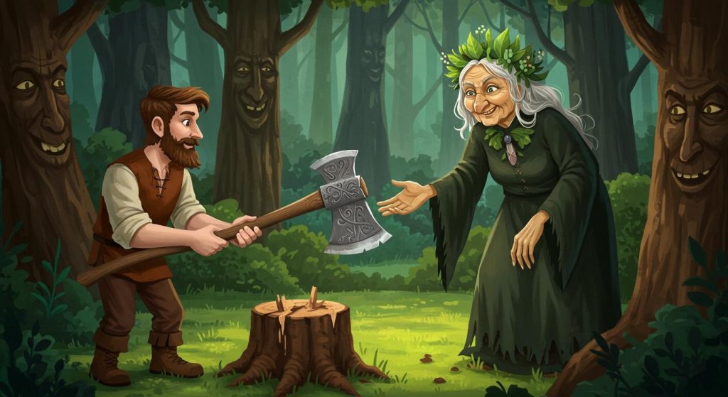 나무와 도끼 – 남을 너무 믿지 마라