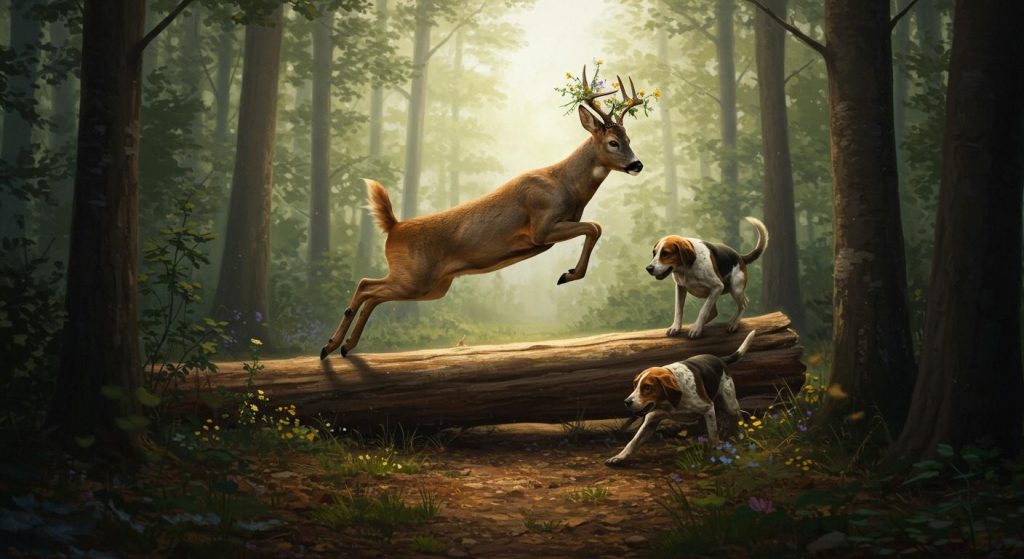 사슴과 사냥개 – 자기 장점을 소중히 여겨라