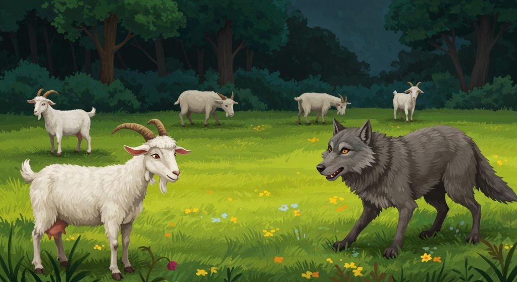 염소와 늑대 – 경계를 늦추지 마라