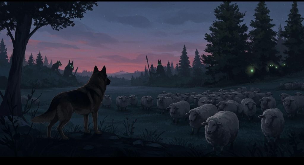 늑대와 양치기 개 – 믿음을 저버리지 마라