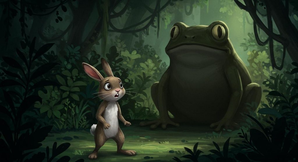 토끼와 개구리 – 두려움을 이겨내라