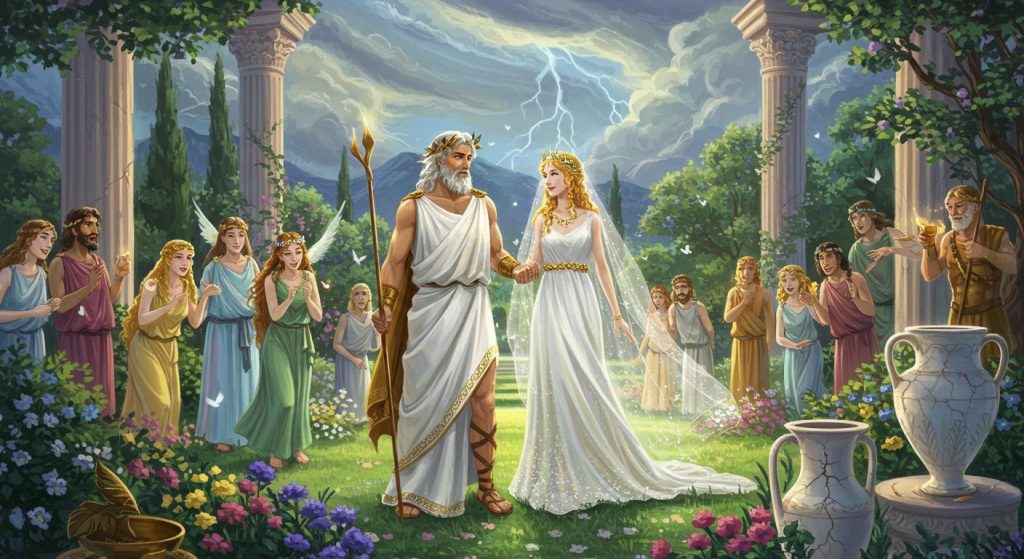 제우스와 헤라의 결혼과 갈등