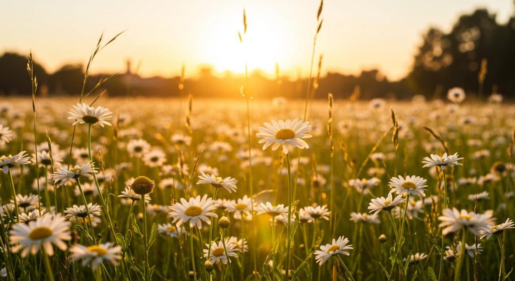 데이지 꽃 - 데이지 꽃의 아름다움 깨달음.