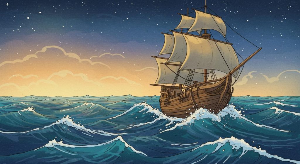 배 이야기 - 배와 인생을 비유한 여정