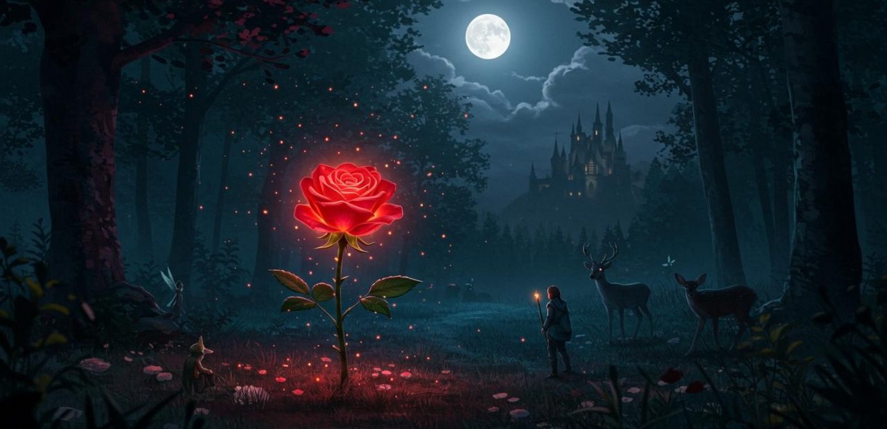 한 송이 장미꽃 - 마법의 장미를 찾는 사랑의 여정