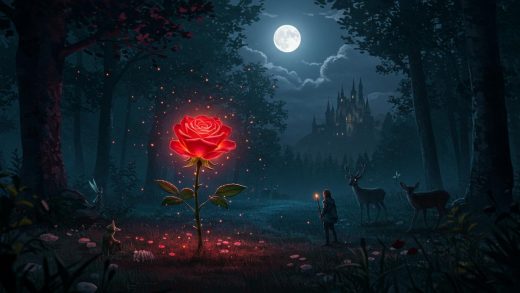 한 송이 장미꽃 - 마법의 장미를 찾는 사랑의 여정
