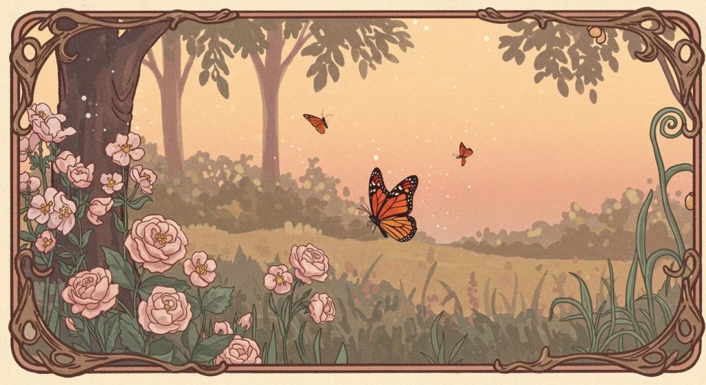 나비 - 사랑을 찾아 떠도는 나비.