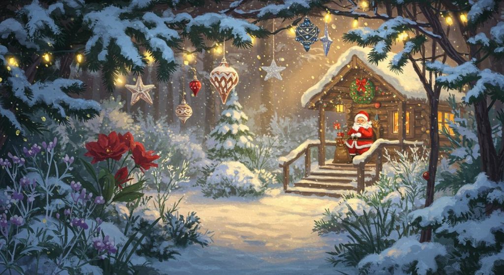 산타의 비밀 정원 - 희망이 피어나는 겨울 정원