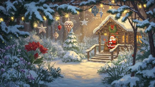 산타의 비밀 정원 - 희망이 피어나는 겨울 정원