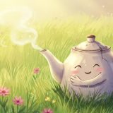 찻주전자 - 찻주전자가 위안을 찾음.