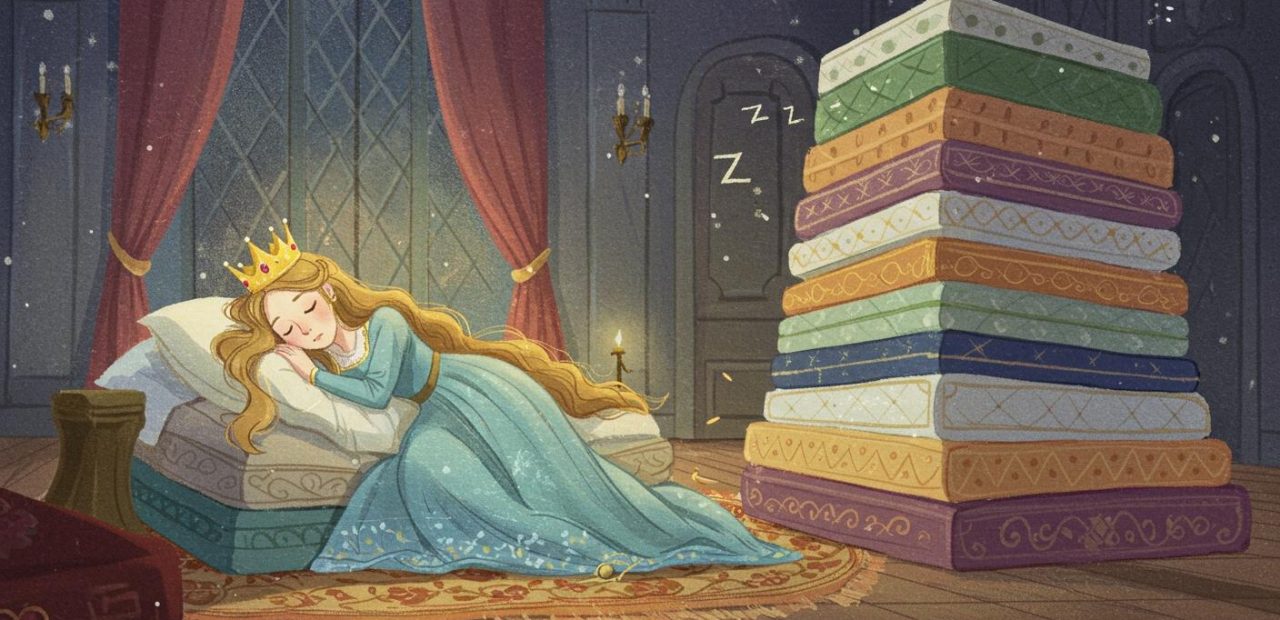 완두콩 위의 공주 - 작은 완두콩에도 잠 못 드는 진짜 공주