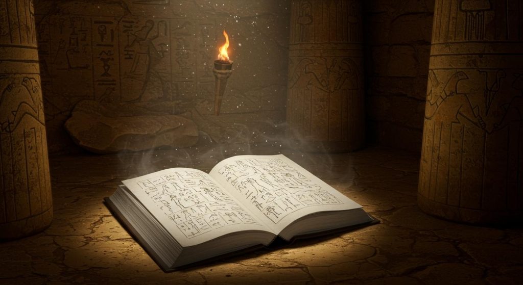 침묵하는 책 - 무덤 속 책의 침묵.