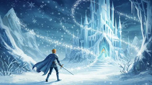 얼음의 성 - 차가운 성에 갇힌 공주를 구하는 왕자