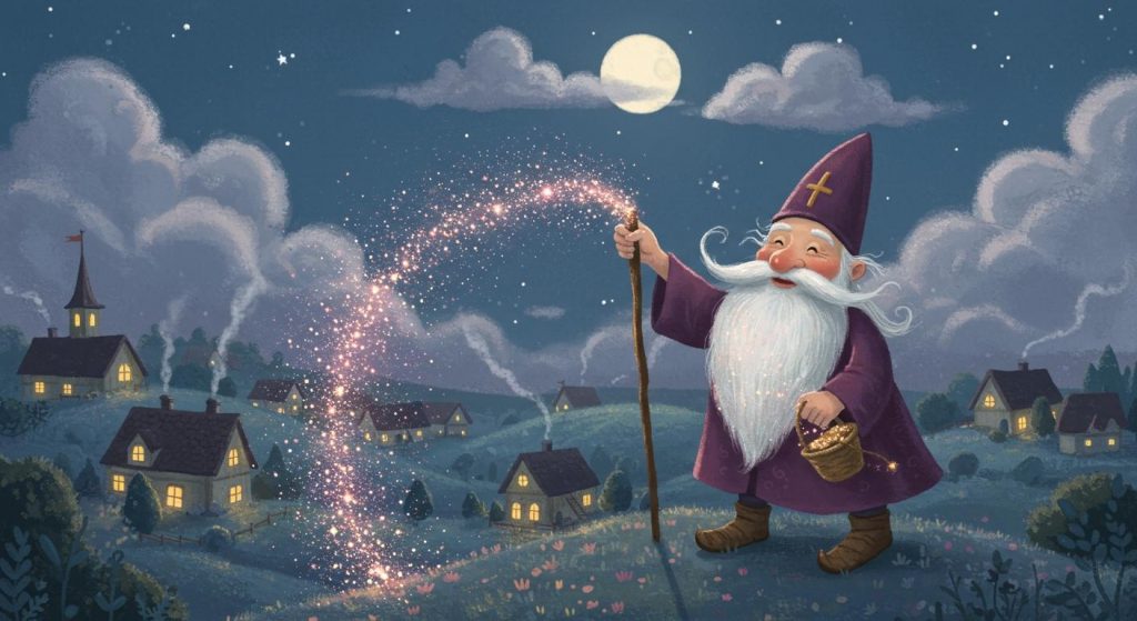 꿈의 요정, 올레 루쾨이에 - 꿈을 선사하는 요정.