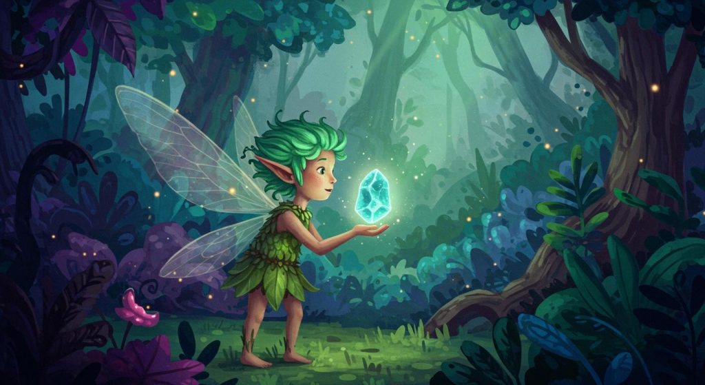 빛나는 돌 - 마법의 돌을 가진 소녀의 이야기