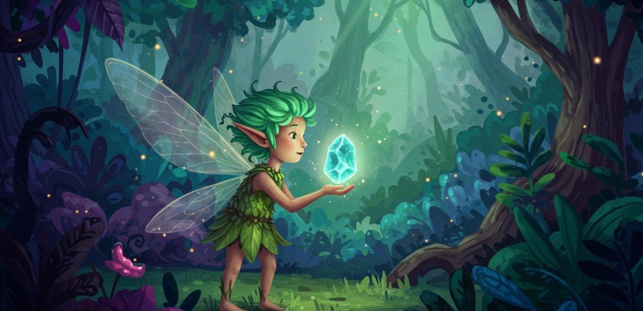 빛나는 돌 - 마법의 돌을 가진 소녀의 이야기